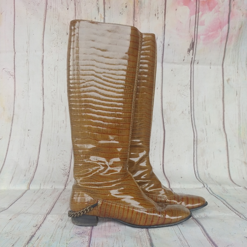 GOLO | Alligator Skin Print Boots